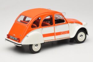 Citroen 2CV Spot Oranssi & Valkoinen Solido 1:18 421183600 Metalli — kuva 3 / 8