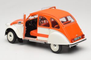 Citroen 2CV Spot Oranssi & Valkoinen Solido 1:18 421183600 Metalli — kuva 5 / 8