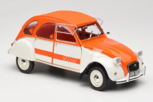 Citroen 2CV Spot Oranssi & Valkoinen Solido 1:18 421183600 Metalli — kuva 6 / 8