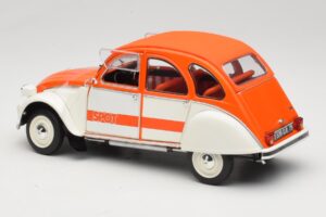 Citroen 2CV Spot Oranssi & Valkoinen Solido 1:18 421183600 Metalli — kuva 7 / 8