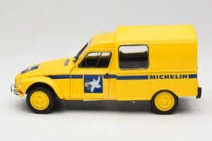 Citroen Acadiane Michelin Keltainen Solido 1:18 S1800406 Metalli — kuva 3 / 6