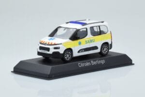 Citroen Berlingo Ambulance SAMU Valkoinen Keltainen Norev 1:43 155769 Metalli — kuva 2 / 4