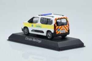 Citroen Berlingo Ambulance SAMU Valkoinen Keltainen Norev 1:43 155769 Metalli — kuva 3 / 4