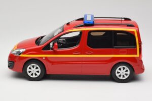 Citroen Berlingo II Pompiers Punainen Norev 1:18 181641 Metalli — kuva 3 / 6
