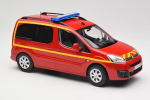 Citroen Berlingo II Pompiers Punainen Norev 1:18 181641 Metalli — kuva 4 / 6