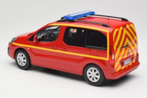 Citroen Berlingo II Pompiers Punainen Norev 1:18 181641 Metalli — kuva 5 / 6