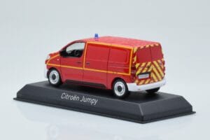 Citroen Jumpy Van Sapeurs Pompiers Punainen Norev 1:43 155822 Metalli — kuva 3 / 4