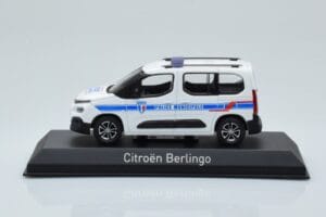 Citroen Berlingo Police Municipale v1 Valkoinen Sininen Norev 1:43 155767 Metalli