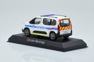 Citroen Berlingo Police Municipale v2 Valkoinen Sininen Norev 1:43 155768 Metalli — kuva 3 / 4