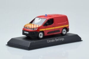 Citroen Berlingo Van Sapeurs Pompiers Punainen Norev 1:43 155772 Metalli — kuva 2 / 4
