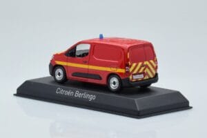 Citroen Berlingo Van Sapeurs Pompiers Punainen Norev 1:43 155772 Metalli — kuva 3 / 4