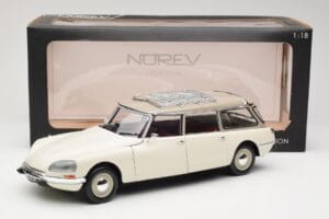 Citroen DS21 Break Valkoinen Norev 1:18 181590 Metalli — kuva 8 / 8