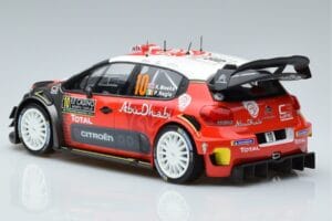 Citroen C3 WRC #10 K. Meeke / P. Nagle Rally Monte Carlo 2018 Norev 1:18 181636 Metalli — kuva 5 / 6