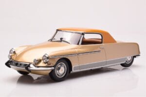 Citroen DS 19 Le Dandy Beige ja Ruskea Norev 1:18 181741 Metalli