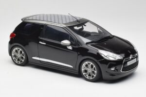 Citroen DS3 Cabrio Perla Nera Musta Norev 1:18 AMC019115 Metalli — kuva 6 / 8