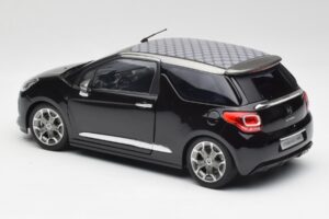 Citroen DS3 Cabrio Perla Nera Musta Norev 1:18 AMC019115 Metalli — kuva 7 / 8