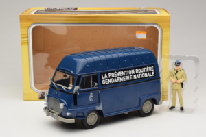 Citroen Estafette Gendarmerie Sininen Figuuri Mukana Norev 1:18 185165 Metalli — kuva 6 / 6