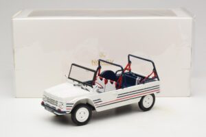 Citroen Mehari Sininen Valkoinen Punainen Norev 1:18 181805 Metalli — kuva 7 / 7