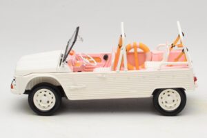 Citroen Mehari Eden Sorbet Valkoinen ja Vaaleanpunainen Norev 1:18 181804 Metalli — kuva 3 / 6
