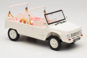 Citroen Mehari Eden Sorbet Valkoinen ja Vaaleanpunainen Norev 1:18 181804 Metalli — kuva 4 / 6