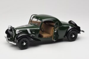 Citroen Traction Avant 11 Coupe Vihreä Solido 1:18 8179 Metalli — kuva 2 / 8