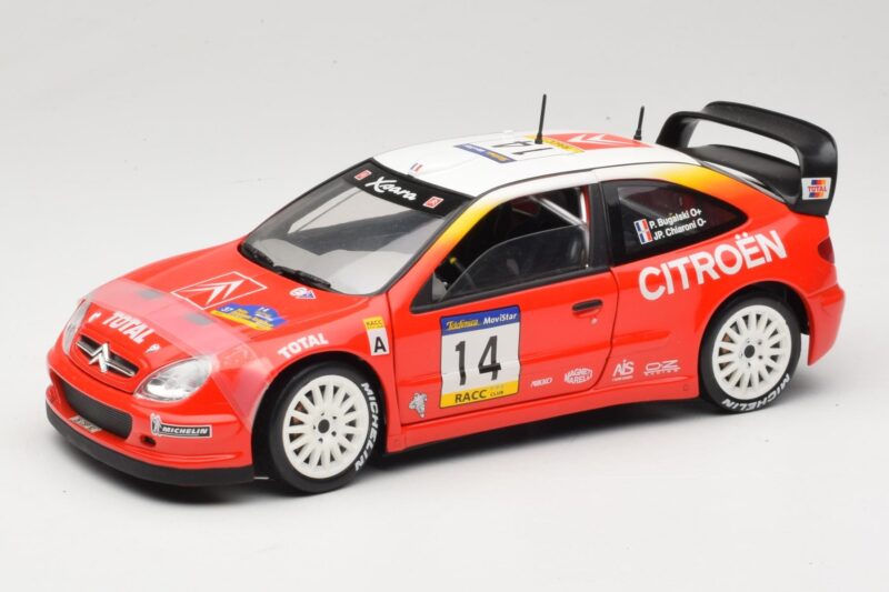 Citroen Xsara T4 WRC #14 P. Bugalski / J-P. Chiaroni WRC 2001 Solido 1:18 9021 Metalli