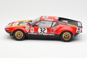 De Tomaso Pantera #32 Jaquemin / Deprez 24 Hours of Le Mans 1972 Kyosho 1:18 08855B Metalli — kuva 4 / 8