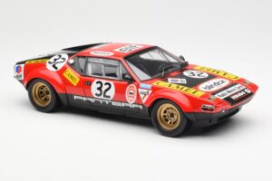 De Tomaso Pantera #32 Jaquemin / Deprez 24 Hours of Le Mans 1972 Kyosho 1:18 08855B Metalli — kuva 7 / 8