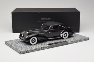 Delage D8-120 Avoauto Musta Minichamps 1:18 107115131 Metalli — kuva 6 / 6