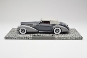 Delage D8 120 Avoauto Harmaa & Tummanharmaa Minichamps 1:18 107115134 Metalli — kuva 3 / 6