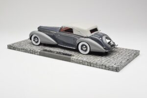 Delage D8 120 Avoauto Harmaa & Tummanharmaa Minichamps 1:18 107115134 Metalli — kuva 5 / 6