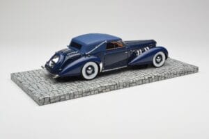 Delage D8-120 Avoauto Two Tone Sininen Minichamps 1:18 107115132 Hartsi — kuva 2 / 6