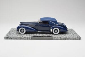 Delage D8-120 Avoauto Two Tone Sininen Minichamps 1:18 107115132 Hartsi — kuva 3 / 6
