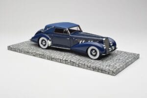 Delage D8-120 Avoauto Two Tone Sininen Minichamps 1:18 107115132 Hartsi — kuva 4 / 6