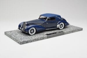 Delage D8-120 Avoauto Two Tone Sininen Minichamps 1:18 107115132 Hartsi