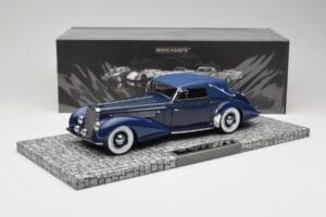 Delage D8-120 Avoauto Two Tone Sininen Minichamps 1:18 107115132 Hartsi — kuva 6 / 6