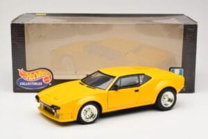 De Tomaso Pantera Keltainen Hot Wheels 1:18 27809 Metalli — kuva 8 / 8