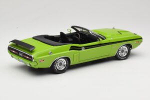 Dodge Challenger Avoauto Vihreä Greenlight 1:18 12803-06G Metalli — kuva 3 / 8