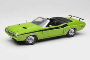 Dodge Challenger Avoauto Vihreä Greenlight 1:18 12803-06G Metalli
