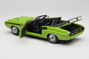Dodge Challenger Avoauto Vihreä Greenlight 1:18 12803-06G Metalli — kuva 5 / 8