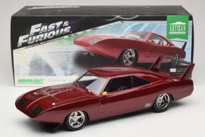 Dodge Charger Daytona Fast & Furious Dom's Car GreenLight 1:18 19003 Metalli — kuva 6 / 6