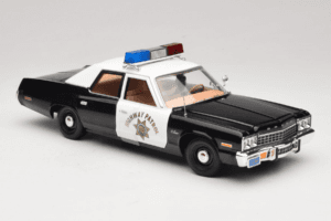 Dodge Monaco Highway Patrol CHiPS Auto World 1:18 AWSS112/06 Metalli — kuva 6 / 8