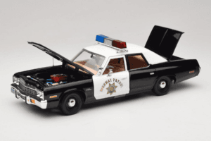 Dodge Monaco Highway Patrol CHiPS Auto World 1:18 AWSS112/06 Metalli — kuva 2 / 8