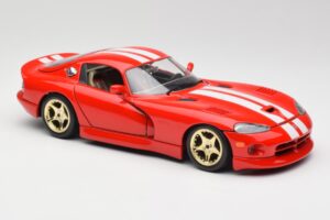 Dodge Viper GTS Punainen Bburago 1:18 3075 Metalli — kuva 6 / 8