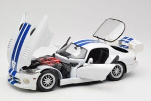Dodge Viper GTS-R GT2 Valkoinen 1997 Maisto 1:18 50316 Metalli — kuva 2 / 8