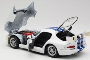 Dodge Viper GTS-R GT2 Valkoinen 1997 Maisto 1:18 50316 Metalli — kuva 5 / 8