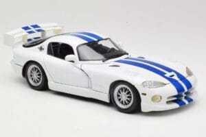 Dodge Viper GTS-R GT2 Valkoinen 1997 Maisto 1:18 50316 Metalli — kuva 6 / 8