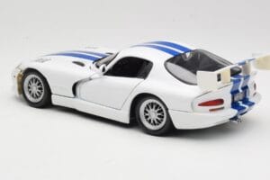 Dodge Viper GTS-R GT2 Valkoinen 1997 Maisto 1:18 50316 Metalli — kuva 7 / 8