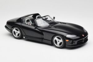 Dodge Viper RT/10 Musta Bburago 1:18 3065 Metalli — kuva 6 / 8
