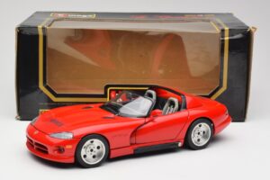 Dodge Viper RT/10 Punainen Rajoitettu Painos Bburago 1:18 3025 Metalli — kuva 8 / 8
